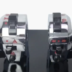 Expressversand Lenker-ARMATUREN-SET, ALUMINIUM chrom