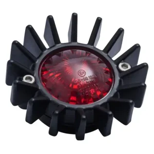 Neue Kollektion MOTONE "Big Fin" LED taillight in manifold star design, black