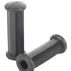 Neuheit [Paket] 1 Paar Fußrastengummi schwarz quergerippt DDR Form, Simson S50, S51, S70, S53, S83, SR4 Vogelserie, Spatz, Star, Sperber, Habicht, MZ ES