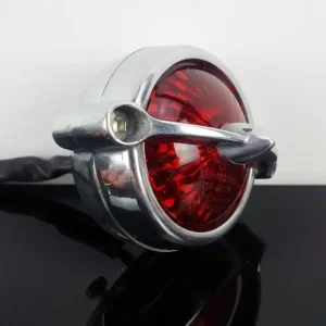 Versand Am Gleichen Tag MOTONE "Bel Air" LED taillight with license plate lighting, aluminum, silver, polished