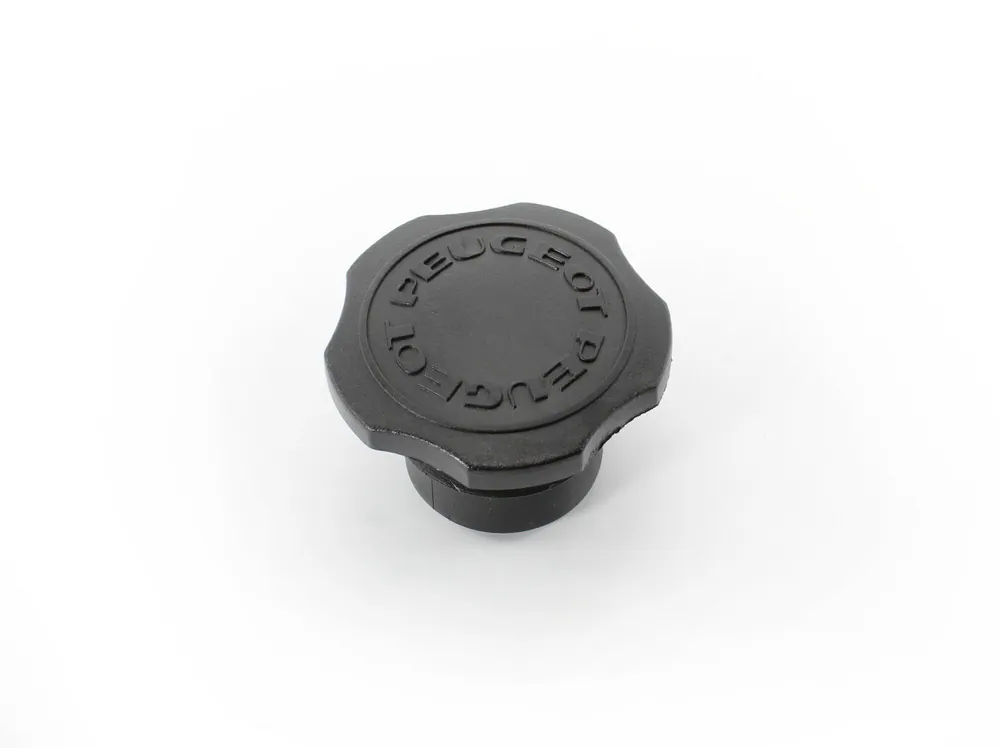 Tank Deckel 30mm schwarz, Peugeot Mofa Neu