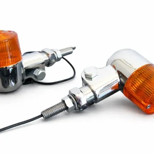 2 mini indicators Mini indicators, chrome-plated aluminum, E-tested Aktuell