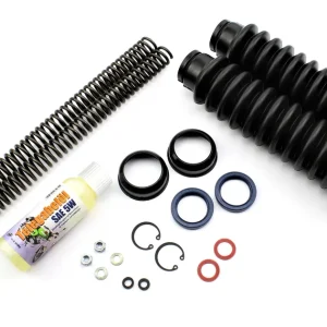 [Paket] Telegabel Reparaturset mit 3,2 mm Druckfeder, Faltenbalg, Öl und Kleinteile für Simson S50, S51, S53, S70, S83, SC-050, SD 50, SR50, SR80, TS050 Aktuell