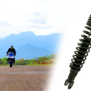 Markenprodukt Stoßdämpfer 343mm für Yamaha YPR XMAX 125ccm + 250ccm BJ 2010-2012, Shock Absorber Schwarz von Forsa mit Einstellschlüssel