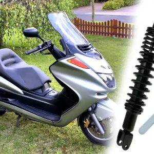 Stoßdämpfer Einbaulänge 336mm kompatibel mit Yamaha Majesty 125, 150, 180 Maxi und MBK Skyliner Roller, Maxiroller Direktkauf