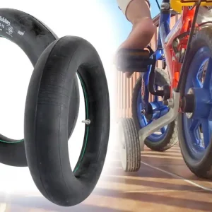 [Paket] 2x Schlauch 3.00 - 3.50 x 10 Zoll TR4 Autoventil gerade für Kinderwagen, Roller, Anhänger, Fahrrad, Kinderfahrrad, Scooter von Vee Rubber Begrenztes Angebot