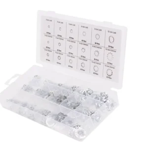 Neuheit 720 tlg. Federring Sicherungsring Set Unterlegscheibe Zahnscheibe Sternscheibe Innen Außen 3, 4, 5, 6, 8, 10 mm