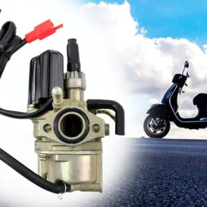 Begrenztes Angebot 2-Takt Vergaser stehend mit E-Choke, 28mm Luftfilteranschluss für 50ccm Motoren, kompatibel mit ATU, Daelim, Honda, Kymco, Peugeot, Sachs, Sym