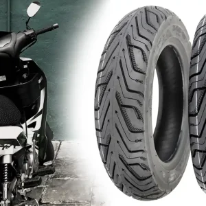 Top-Seller [Paket] 2x Allwetterreifen Ganzjahresreifen M+S 3.50 x 10 Zoll 51J bis 100km/h TL Profil 456 High Grip Reifen Roller Aprilia, Vespa, Explorer, Boatian