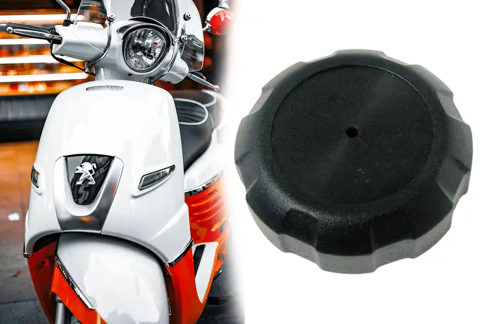 Direkt Vom Hersteller Tankdeckel Ø innen 57mm für Peugeot Speedfight und VivaCity Roller, schwarzer Kunststoff