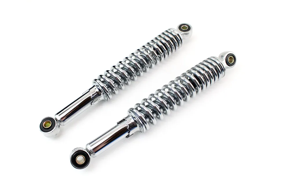 Direktkauf 1 Paar Stoßdämpfer 310mm hinten 5-fach verstellbar Simson Duo Vogelserie Puch