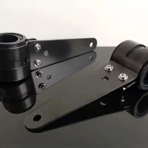 Abverkauf LAMPENHALTER Aluminium schwarz eloxiert 49-54mm