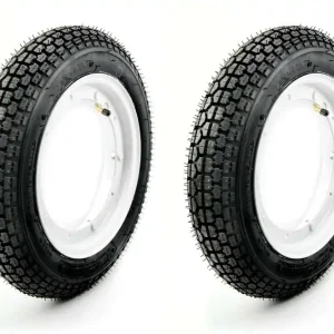 [Paket] Set Komplettrad 3,50 x 10 Zoll mit RMS Felge weiß 2,10 x 10 Zoll Schnäppchen