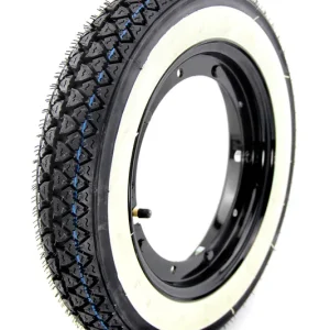 Knallerangebot Komplettrad Weißwand Reifen 3.00 x 10 Zoll mit RMS Felge schwarz 2,10 x 10 Zoll