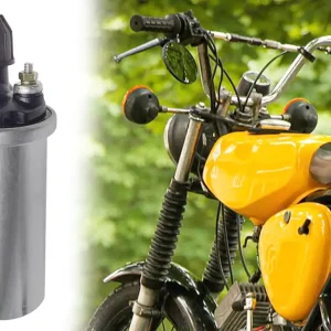 Zündspule für 6V Modelle mit elektronischer Magnetzündung wie Simson S50, S51, SR50, WSK, Ogar, Hart, Länge 130mm, M4 Gewinde Knallerangebot