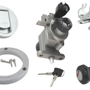 Must-Have Zündschloss, Schloss-Set für 50ccm Peugeot Roller wie Speedfight 3, Ludix, Jet Force, inkl. Tankschloss, Helmfachschloss, Sitzbankverriegelung