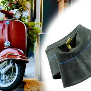 Meistverkauft Schlauch Roller 3.00 x 10 Zoll, 3.50 x 10 Zoll, 90/100 x 10 Zoll, 90/90 x 10 Zoll, 100/90 x 10 Zoll, Ventil 90°gewinkelt TR87, Winkelventil, Vee Rubber