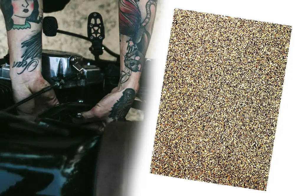 Nur Für Kurze Zeit Kork Dichtung 195mm x 140mm 2mm stark, Dichtungsbogen Öl resistent hitzebeständig universal für Motor und Vergaser