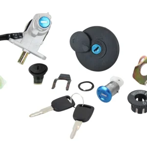 Schlosssatz, Zündschloss Tankschloss Sitzbankschloss für CPI Oliver, Popcorn bis 2005, Rex RS 50, Baotian BTQT49-12, Motorroller Preisreduziert
