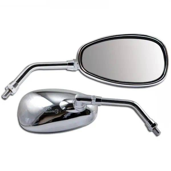 Spiegel, New Virago für Yamaha rechte Seite, Chrom, Linksgewinde, E-geprüft Direkt Vom Hersteller