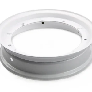 RMS Stahl Felge 2,10 x 10 Zoll Weiß gepulvert Piaggio Vespa (B-Ware) Sonderangebot