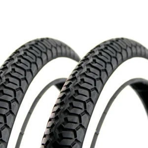 [Paket] 2x Weißwand Reifen Sava Mitas 2,25 x 16 Zoll  B8 TT für Mofa, Kleinkraftrad wie Piaggio Ciao, Hercules Prima S, PUCH Maxi Zertifiziert