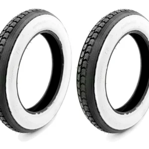 [Paket] 2x Continental Weißwand Reifen 3,00 x 12 Zoll LB WW TT 47J für Simson SR50 und SR80 Roller, Kombination Lammellen- und Blockprofil Schneller Versand
