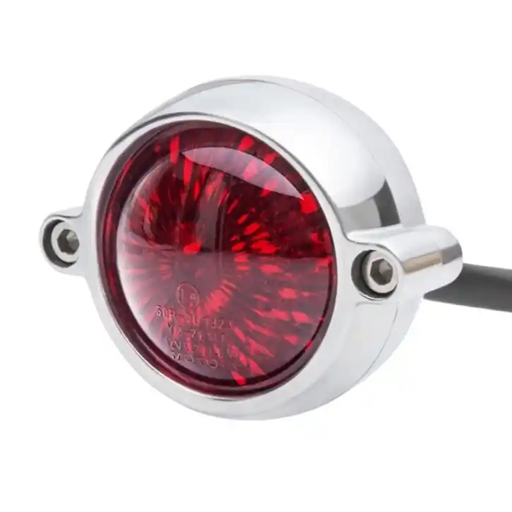 MOTONE "Eldorado" LED taillight with license plate lighting, aluminum, polished Neuheit