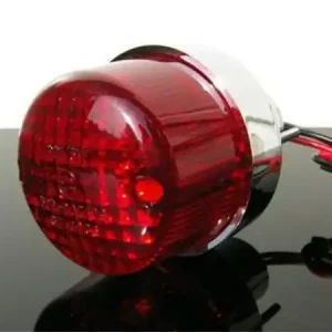 Mini Rücklicht Pointer für Cafe-Racer Scrambler Bobber, Chrom, ECE Kostenloser Versand
