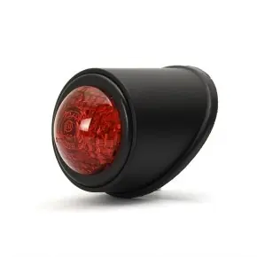 Single Tail Rücklicht LED, schwarz rot, ECE Günstig