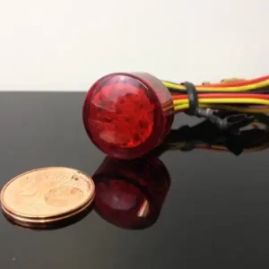 Ausverkauf LED mini taillight round, red, e-marked