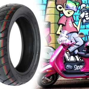 Echt Roller Reifen 130/70 x 12 Zoll, TL, 62P, PR507 kompatibel mit Yamaha Peugeot Aprilia Piaggio Kymco Vespa Roller