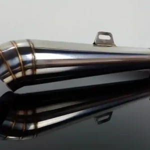 Stainless steel exhaust in the GP style Echt