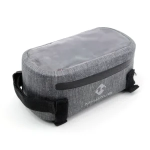 M-Wave Fahrradtasche Oberrohrtasche Rahmentasche Suburban Top Grau Wasserdicht Zertifiziert