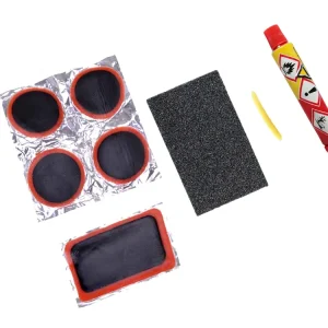 Sonderangebot [Paket] Fahrrad Flickzeug 10-teilig für Reparatur Schlauch, Pannen-Set, Flicken, E-Bike Kinderfahrrad, Kinderwagen, Roller, Laufrad