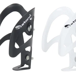 Flaschenhalter aus Aluminium, 49 g, matt Schwarz oder Weiß für Fahrrad und E - Bike Markenprodukt