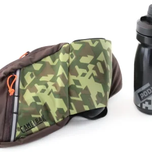 Camelbak Trinkgürtel - Podium Flow Belt - neues Modell 21, camelflage - braun, inklusive 620ml Trinkflasche Preisreduziert