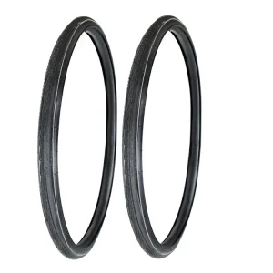 Letzte Chance [Paket] 2x BISOMO Fahrradreifen 1 3/8 x 26 Zoll Bereifung City Trekking Bike 37-590 Reflexstreifen