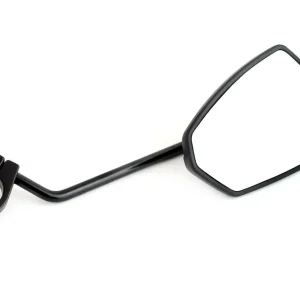 [Paket] Fahrrad Spiegel, Rückspiegel, Seitenspiegel 120 x 80-55mm, Links, sandgestrahlt, Klemmbefestigung Neue Ware