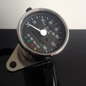 Preisreduziert Speedometer 60mm chrome, with indicator lights, K=1.4