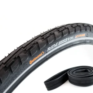 Gratis Versand [Paket] Fahrrad Reifen 28,0 x 1,60 Zoll 42-622 Continental RIDE Tour E-25 Drahtreifen Reflex + Continental Fahrrad Schlauch TOUR 28 all