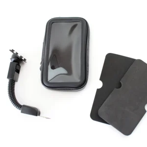 Nur Heute Universal Smartphone Halter inklusive Hardcover Case, stabile und formfeste Hülle für Handys / GPS bis max. 9x16,5cm