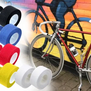 Markenware [Paket] 2x Fahrrad Lenkerband Textil Baumwolle 2 x 260cm extra stark, selbstklebend Velox Roller MTB E-Bike