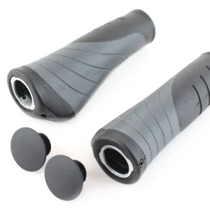 Contec Fahrrad Lenkergriffe "Tour Pro" schwarz grau - ergonomisch - auch für E-Bike Markenware