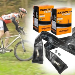 Meistverkauft [Paket] 2 Fahrrad Schlauch 27.5 Zoll, Continental 27.5 x 1.75 - 2.5 MTB 47-584 bis 62-584 Auto-Ventil 40mm AV, Schraderventil