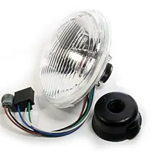 Scheinwerfereinsatz H4 132/140mm inkl. H4-Leuchtmittel, Standlicht und Kabel Bestpreis