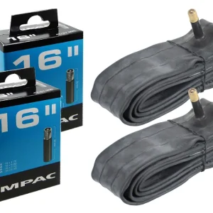 Top-Angebot [Paket] 2x Fahrrad Schlauch 1.75 - 2.25 x 16 Zoll, 35mm Autoventil Kinderfahrrad, Simson SL1, Moped-Anhänger, Mofa