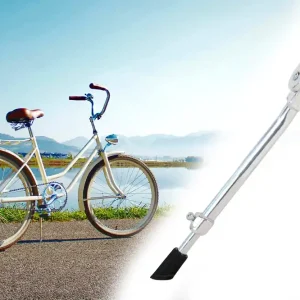 Fahrradständer 24, 26, 27, 28 Zoll, Seitenständer Fahrrad Ständer verstellbar, Aluminium mit Gummifuß, universal Bestpreis