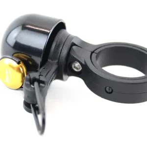 Solange Der Vorrat Reicht Contec Fahrrad Glocke "Diamond Bing" schwarz/ gold - E-Bike