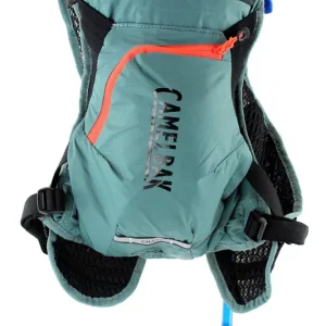 Direktkauf Camelbak Rucksack, Trinkweste - Chase Bike Vest - Blaugrün, 2 Liter Packvolumen und 1,5 Liter Trink-Reservoir, atmungsaktiv, Trinkschlauch